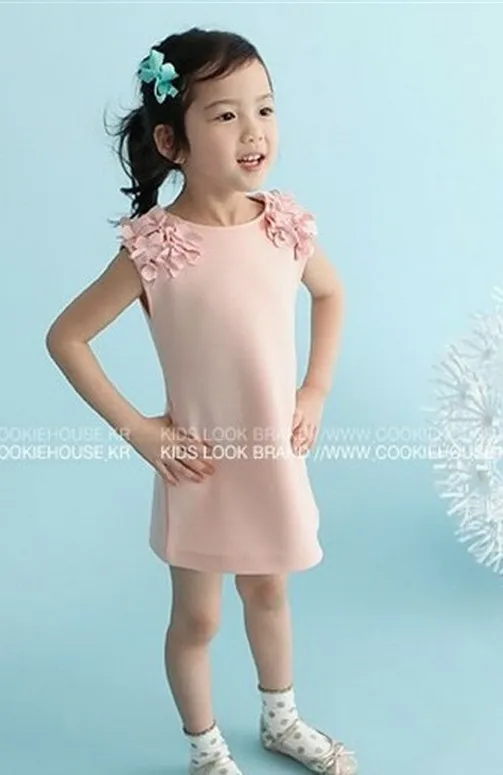 Wholesale Children clothing Hot sale beautiful fashion korean girl clothes  cute long dress for kids ages 4-14 years old teenage girls clothes From  m.