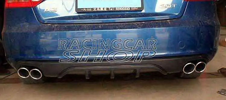 A STYLE REAR DIFFUSER QUAD EXHAUST FOR AUDI A5 COUPE 2008-2011