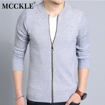 

Knitting Cardigan Men Spring Warm Black White Stand Collar Casual Sweater Men Long Sleeve Clothes 2019 Cardigan Male Sweaters