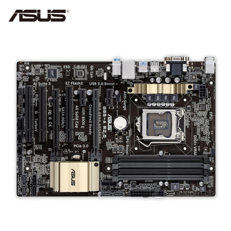 

Asus B85-A R2.0 Original New Desktop Motherboard B85 Socket LGA 1150 i7 i5 i3 DDR3 32G SATA3 USB3.0 ATX
