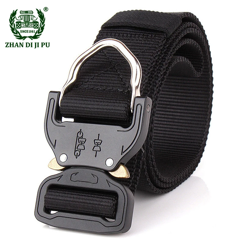 

SWAT Combat Heavy Duty Knock Off Tactical Belt Men US Soldier Military Equipment Army Belts Sturdy Hook Nylon Belt Width 3.8 cm