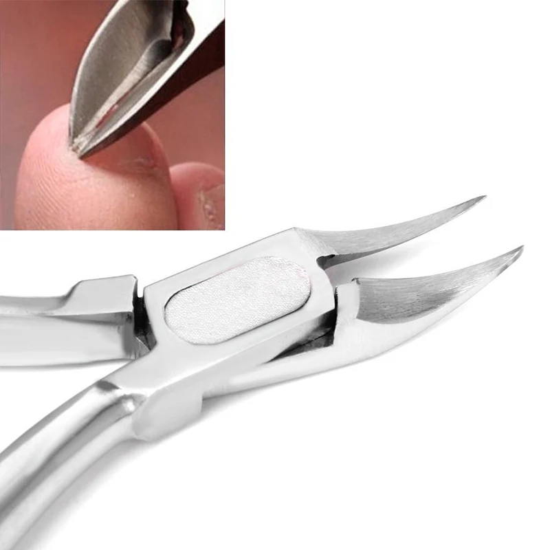 Stainless Steel Finger Toe Nail Scissor Cuticle Ingrown Clipper Stainless Steel Finger Toe Nail Scissor Cuticle Ingrown Clipper Cutter Hand Foot Care Pedicure Art Tool Kit M01494 In Clippers Trimmers From