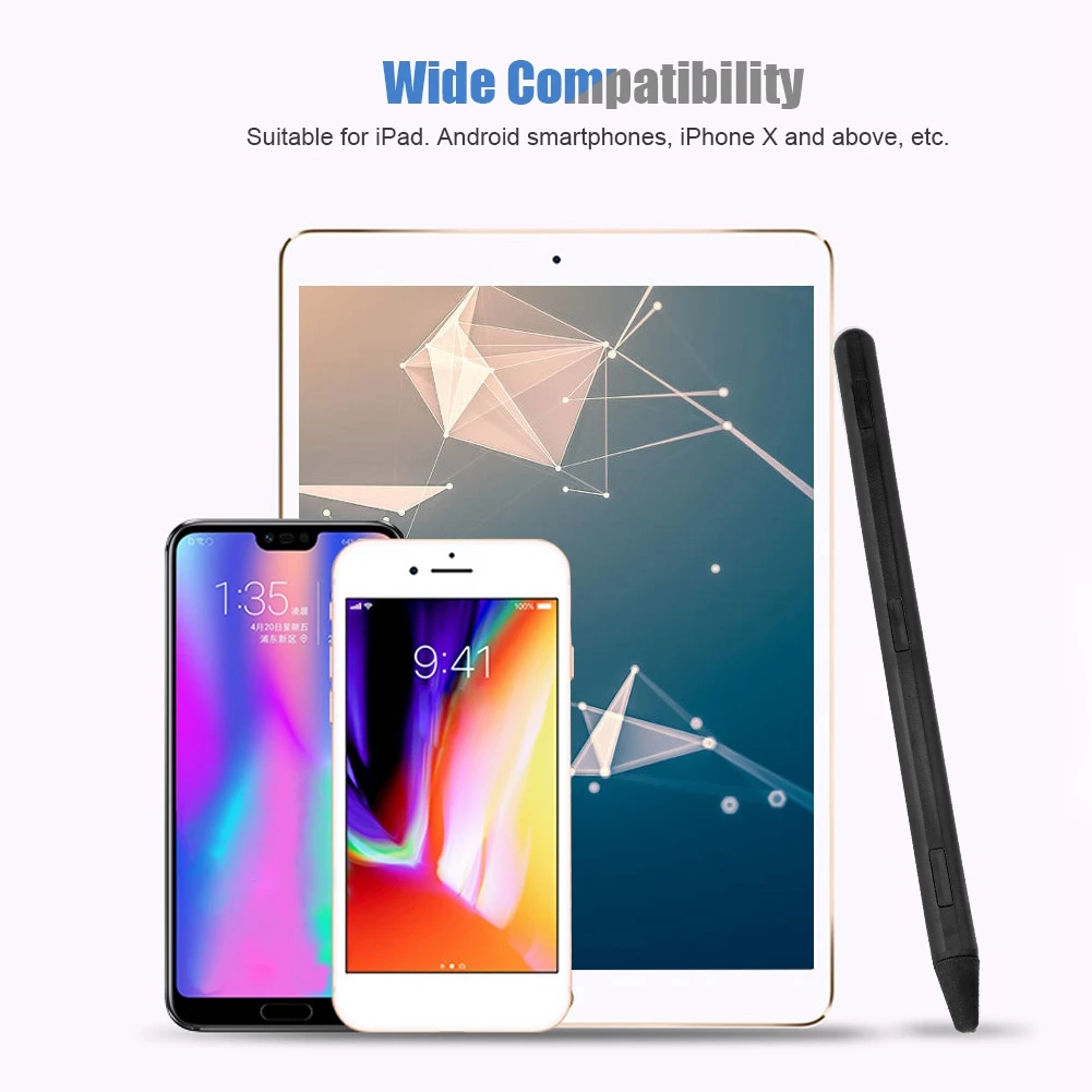 Высокочувствительный емкостный стилус, не царапается, стилус для iPad, планшетных ПК, для iPhone/samsung/huawei телефонов, емкостный стилус