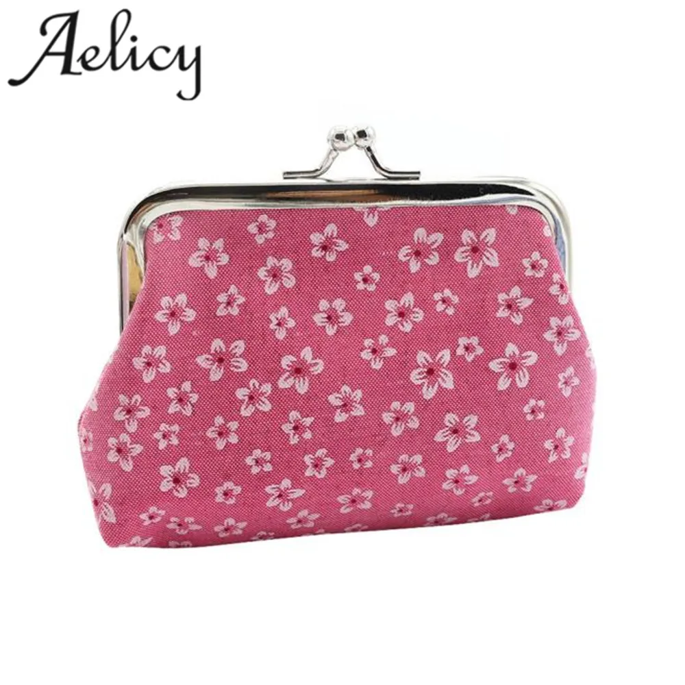 

2018 bags for women 2018 New Style Girls Cute Retro Flowers Canvas Wallet Card Holder Coin Purse Clutch Handbag
