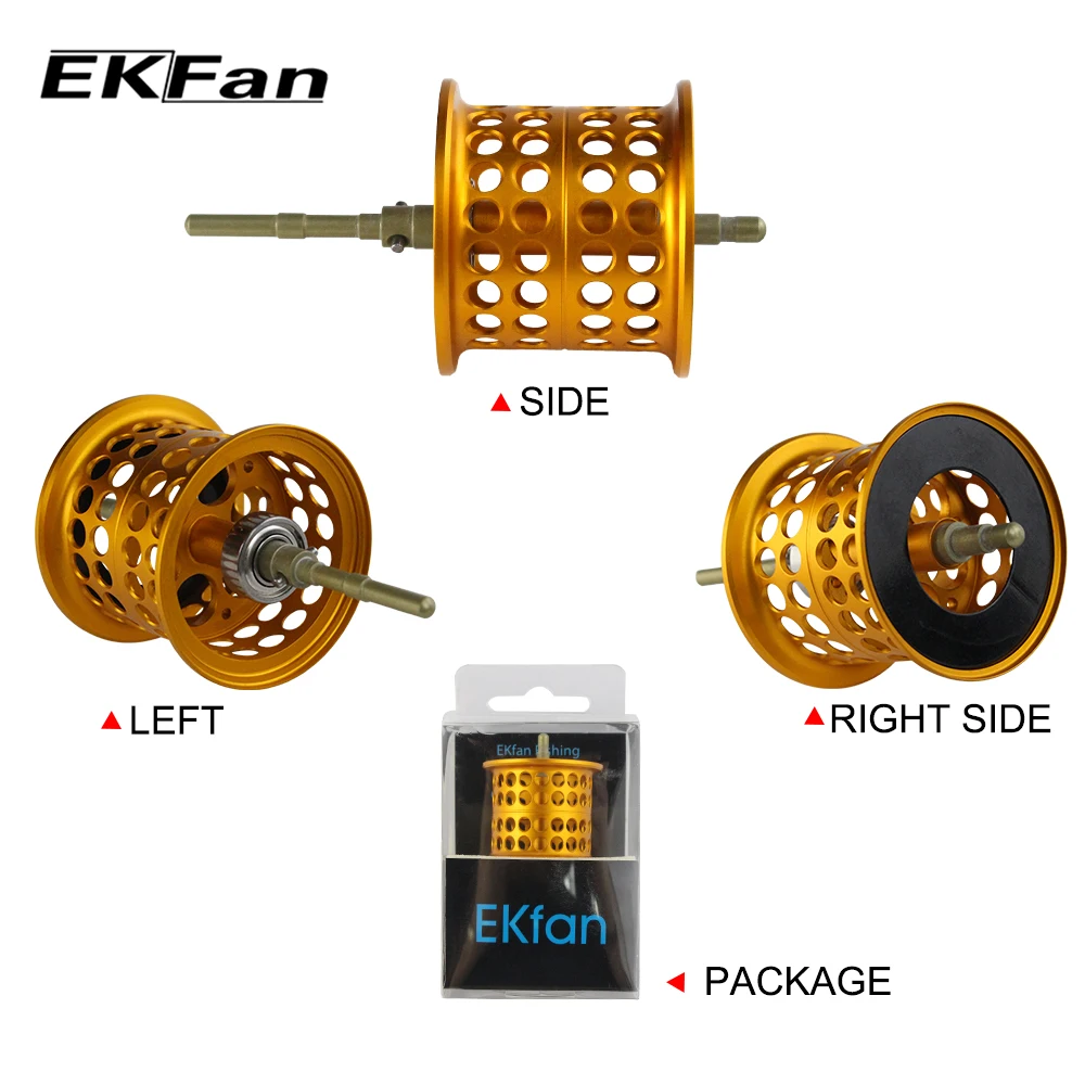 EKfan Рыболовная катушка линия прокатки чашки 7075 Алюминиевый сплав Baitcast Катушка чашка для BMAX3/PMAX3/SMAX3/оранжевый MAX3/0RRA2/DEClDER7