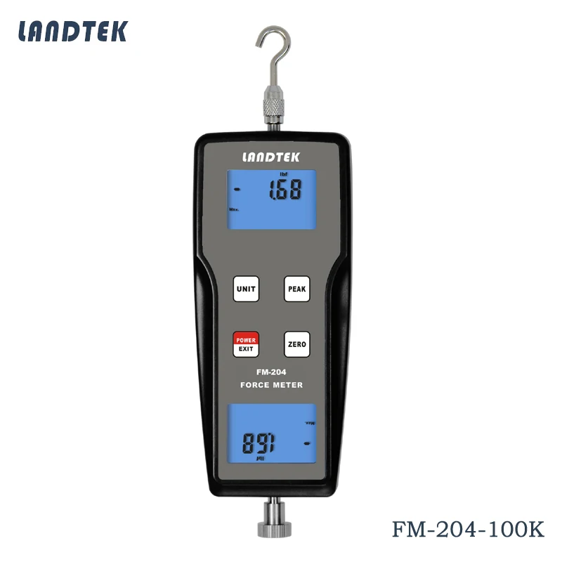 FM-204-100K портативный Pull Push Цифровой Динамометр динамометр