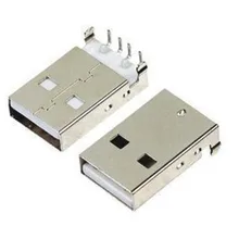 10 шт. USB 2,0 Мужской тип USB PCB разъем прямой угол 90 Степень погружения мужской USB разъемы