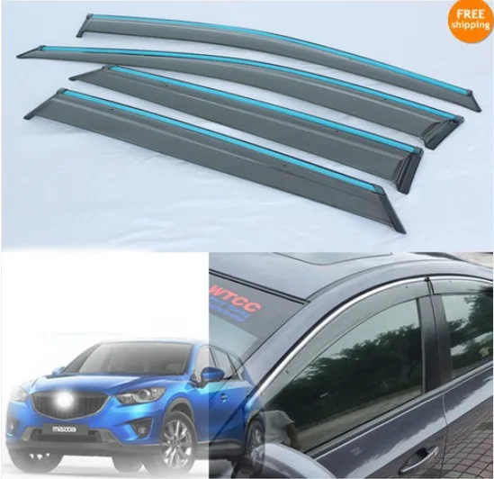 car Rain shield Rain window visor sun visor finishing for Mazda CX 5
