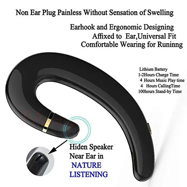 FANGTUOSI stereo headset Wireless bluetooth earphone for iPhone X 8 7 Business headsets Not in-ear Sports Sweat Proof headphone