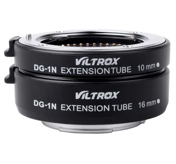 

Viltrox DG-1N Auto Focus Camera Macro Extension Tube 10mm+16mm Adapter Set for Nikon 1 mount Lens J1 J2 J3 V1
