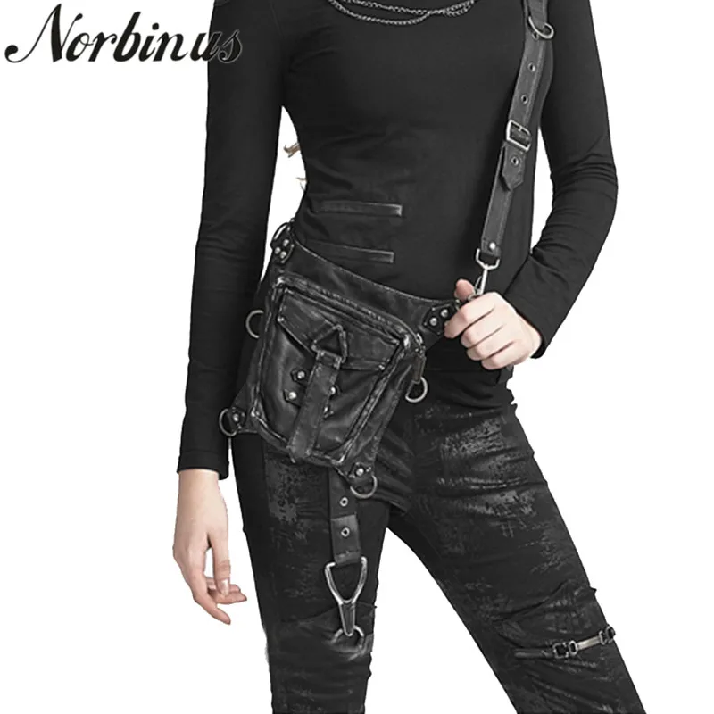 Поясная Сумка Norbinus из искусственной кожи для женщин забавная мотоциклетная