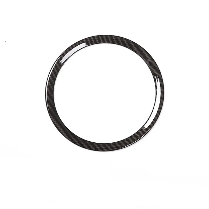 Yctze Car Steering Wheel Sticker,U-shape Steering Wheel Frame Trim Sticker Cover Fits for XE//XF//f-pace E-PACE