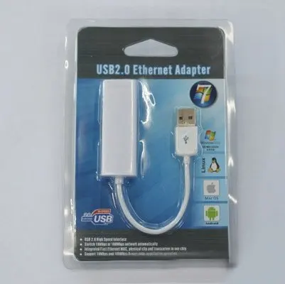 USB 2 0 Ethernet 10/100 RJ45 сетевой адаптер Lan Карта с поддержкой WIN7 подключи и работай