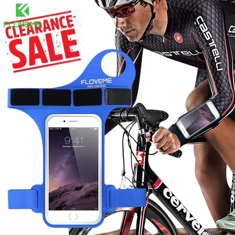 

FLOVEME 4.7 5.5 Inch Cycling Riding Gym Nylon Armband Case For iPhone 6 6S 7 Plus Sport Bag Running Climing Out Door Phone Pouch