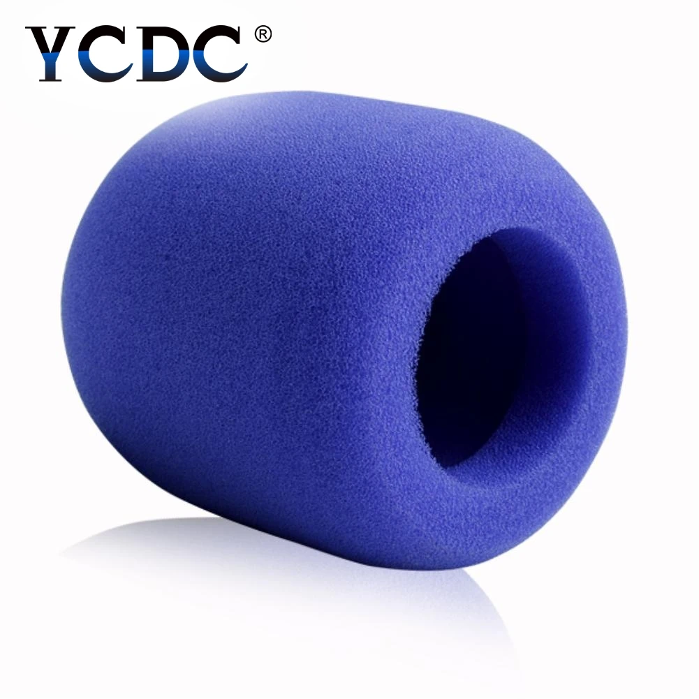 YCDC purple microphone foam mic cover wind protective windscreen grill