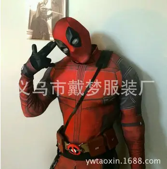 

Deadpool Cosplay Costume Cosplay Men Adult Superhero Cosplay Deadpool Costume Halloween Costume Onesie