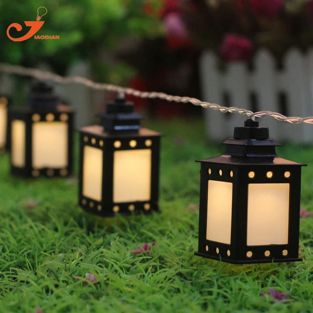 Black White Lantern Light Summer Patio String Lights Fairy Holiday Black White Lantern Light Summer Patio String Lights Fairy Holiday 10led Christmas Garden Lighting Battery Ed 3v Aa Indoor