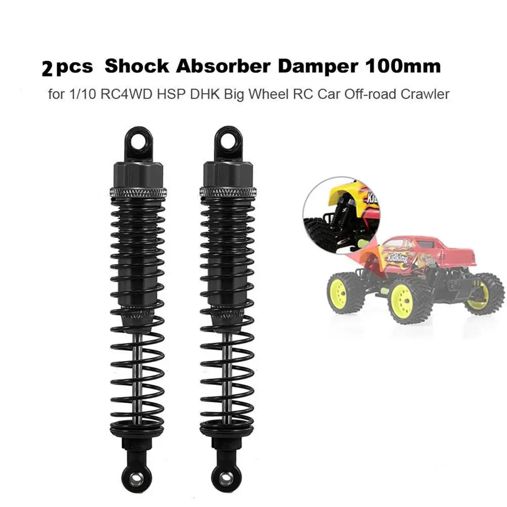 1 пара 1:10 Амортизатор Демпфер 100 мм/3,94 дюймов для 1/10 RC автоматический Гусеничный