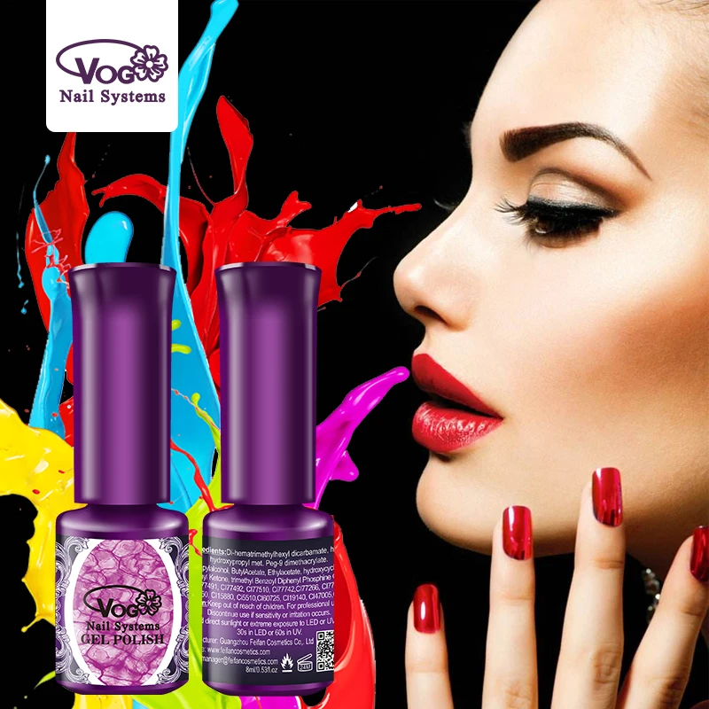 Soak Off UV Гель лак 4 шт. 6 мл Бесплатная доставка ногтей гель для Pure Color 144 цветов
