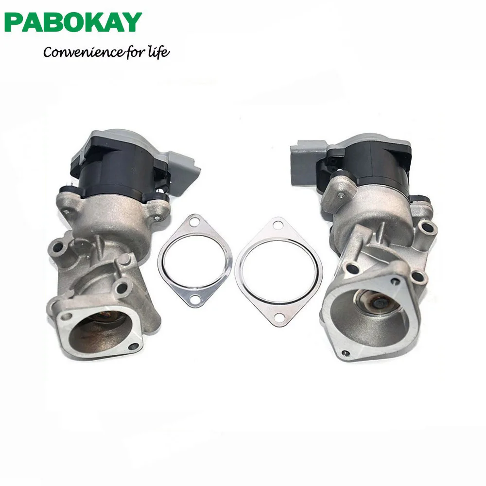 

2 Pieces x FRONT LEFT & RIGHT EGR VALVE 2004-2013 For Landrover Discovery and Range Rover 2.7 TD DVM TDVM 4x4 LR018324 LR018323