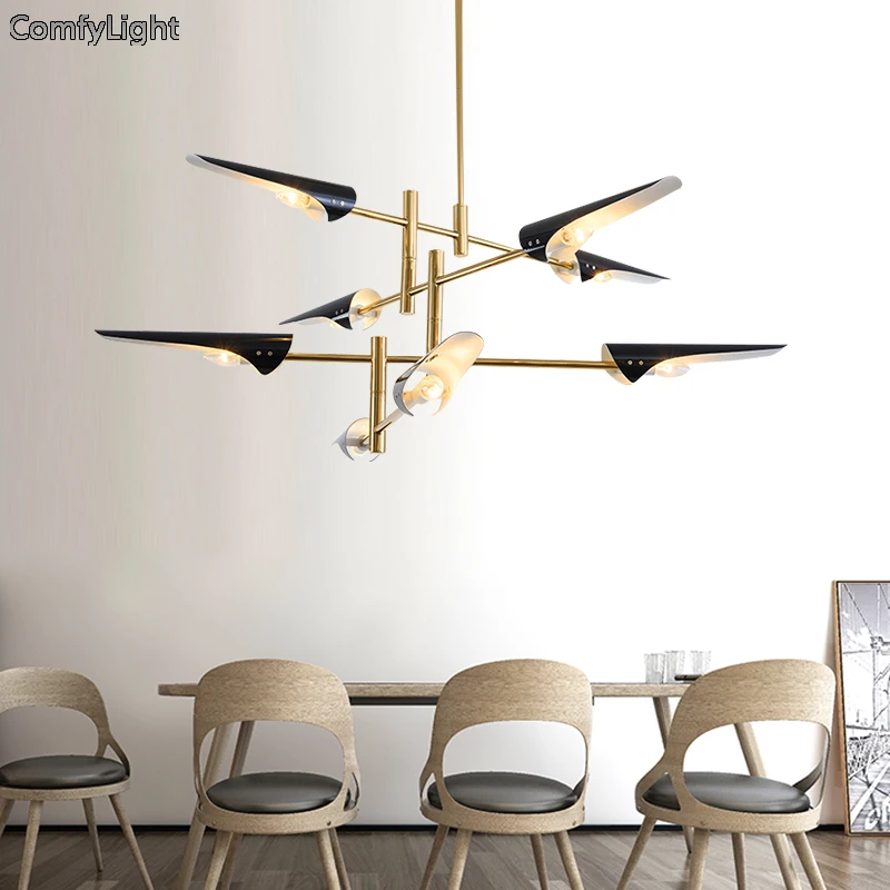 

Nordic design Chandelier Lighting Living Room/Bedroom multi bulb Chandeliers luces led decoracion Lighting Fixture led hanglamp