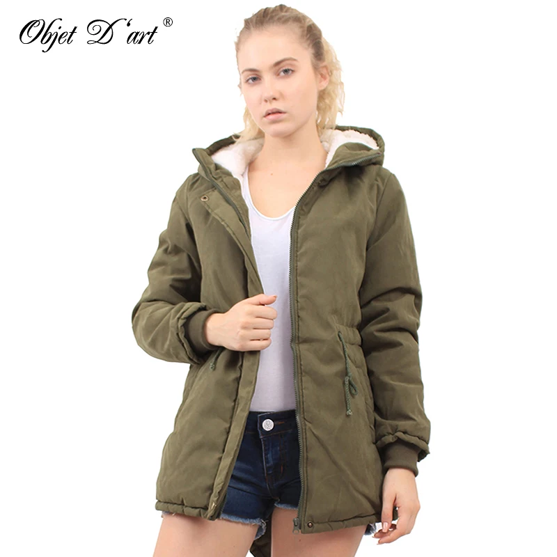 Сезона 2015-2016 года ультра модная куртка-парка с копюшом женщин зимы утолщение