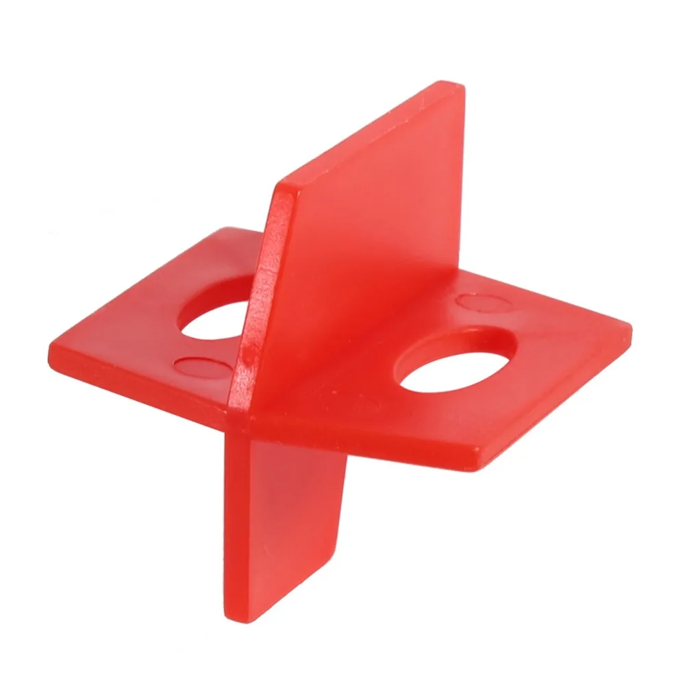 50 шт./компл. 1/16 ''плитка Выравнивающая система красный 3 стороны разделитель крест и Т форма керамические напольные настенные инструменты