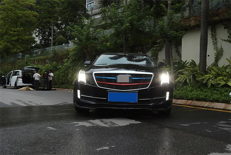 Автомобильный Стайлинг для Cadillac ATS светодиодный фонарь- для ATS светодиодный DRL биксеноновый головной свет аксессуары hid комплект светодиодный сигнал поворота