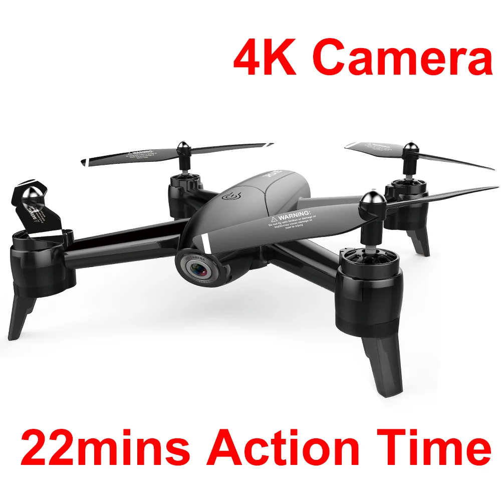  Drone 4K Quadcopter with Camera Professional Dron WiFi Pocket Selfie Drone 22mins Action Time Helic