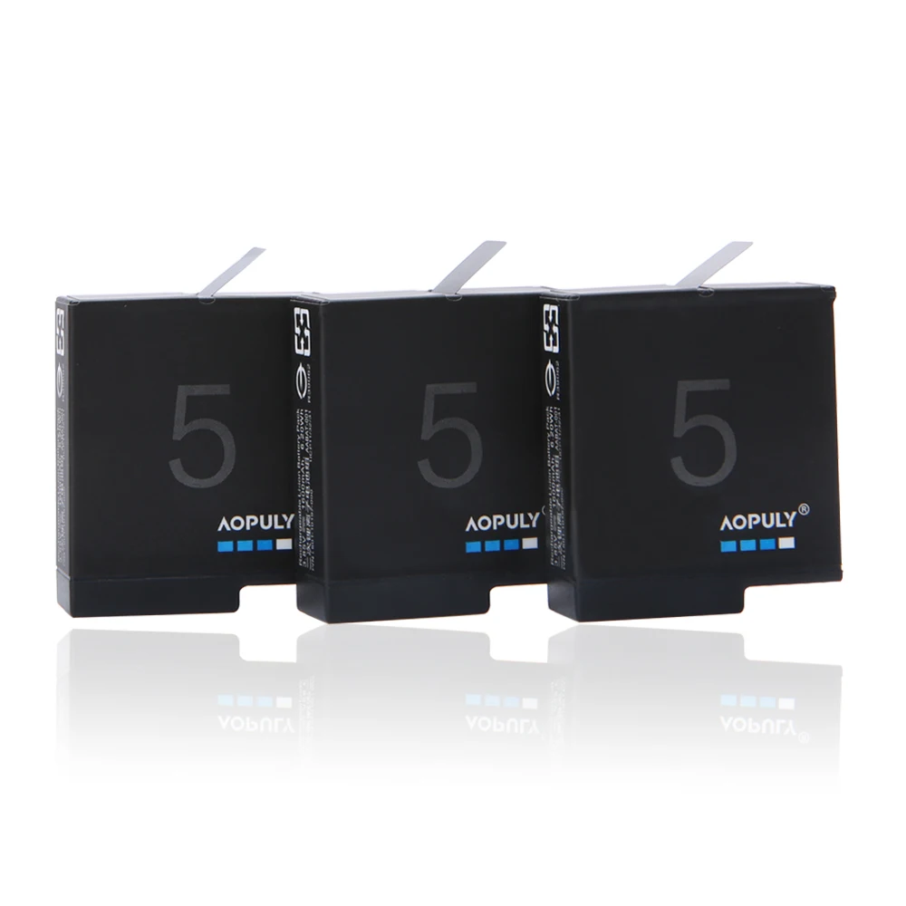 

Gopro 5 6 battery Gopro hero 5 Rechargeable Replacement batteries for original Go Pro 5 gopro hero 5 camera AHDBT 501 AHDBT-501