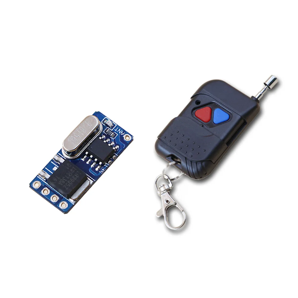 Micro sistema de controle remoto sem fio, interruptor remoto sem fio dc