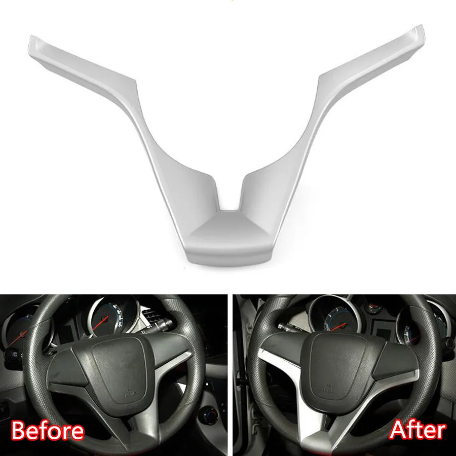 YAQUICKA Auto Car Steering Wheel Steering wheel Decoration Strip Bezel