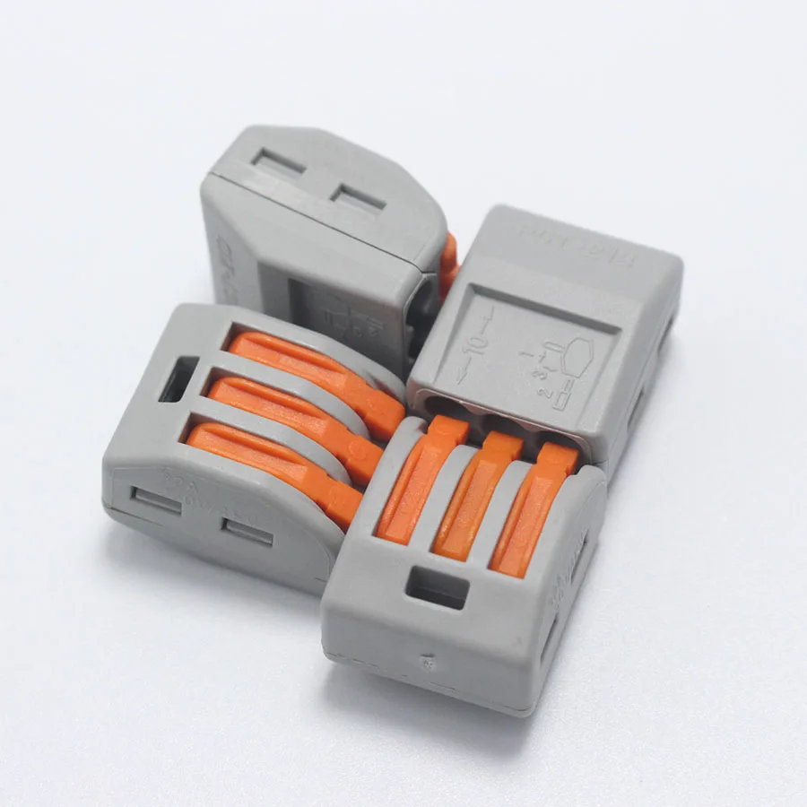 EClyxun 1 10 шт. PCT 212/213/215 Универсальный компактный провод 2pin/3pin/5pin разъем кондуктор