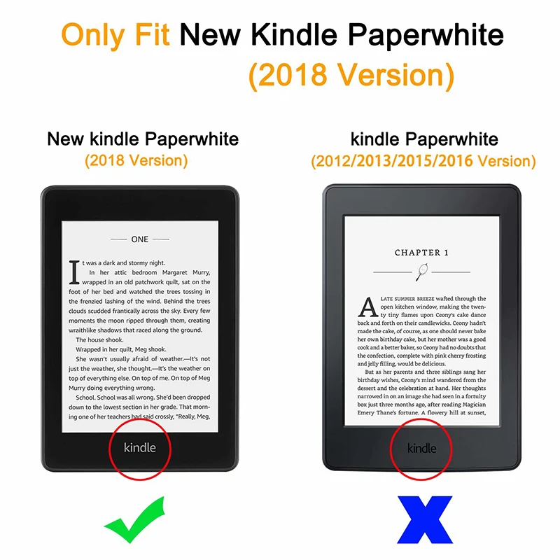Кожаный чехол с подставкой, элегантный чехол с магнитом для Amazon New Kindle Paperwhite, чехол для планшета, 10 шт./партия