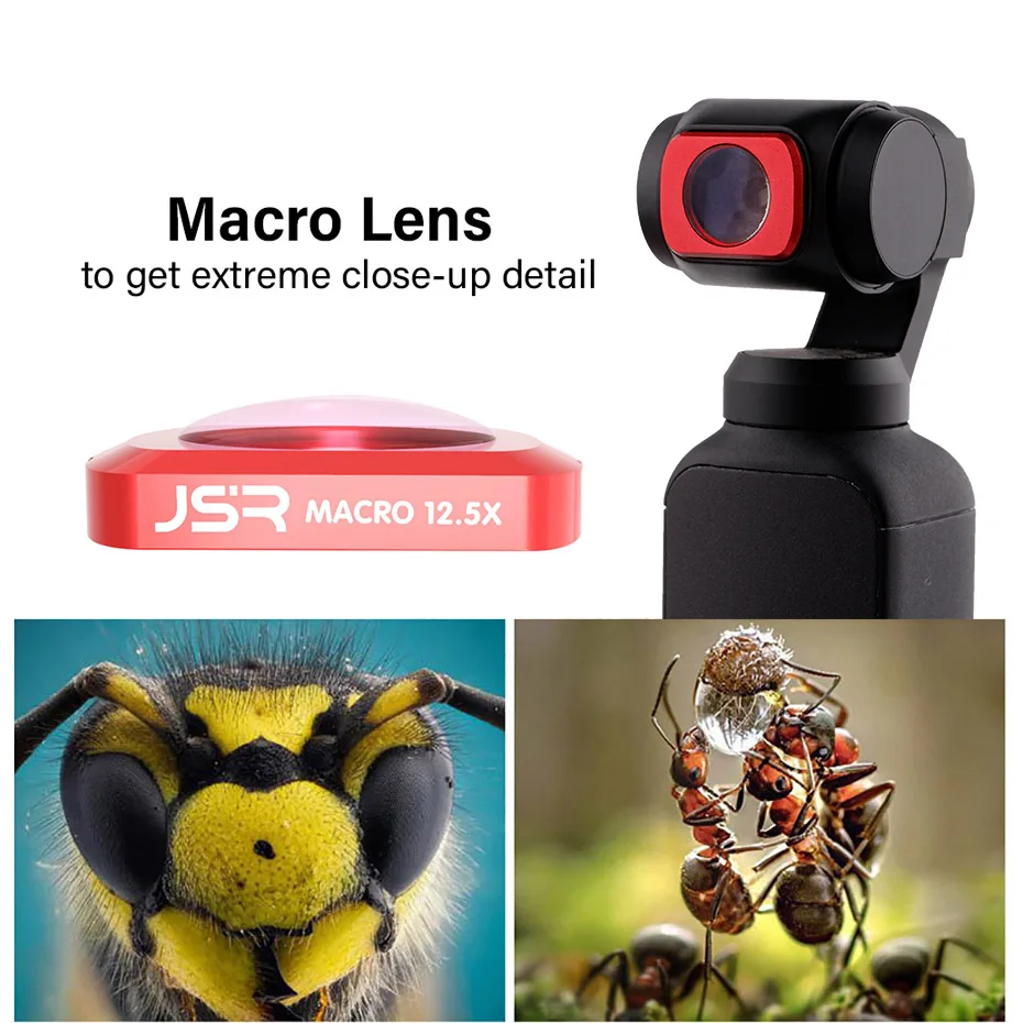For DJI Pocket 2 Filter Macro Close Up Lens Star Filter Magnetic Adsorption For DJI Osmo Pocket Optical Glass Lenses Accessories