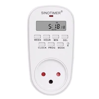 Israel IL Plug-in Outlet Digital Time Control 7 Day Weekly Programmable Plug Timer Switch Clock Wall Power Socket 230V 220V AC 1