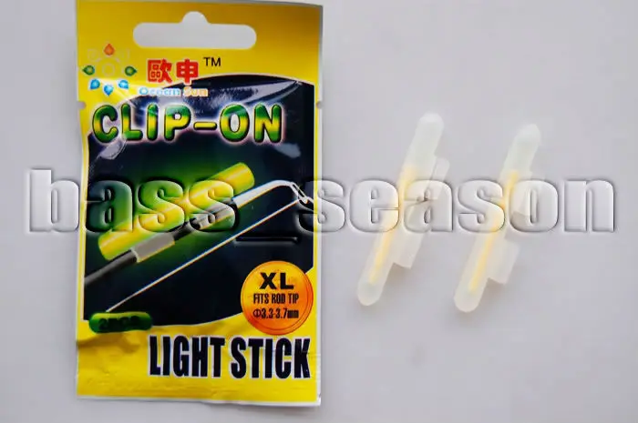 

Packs 50 Pcs Chemical Light Fishing Fluorescent Glow Stick Fits Rod Tip Size XL