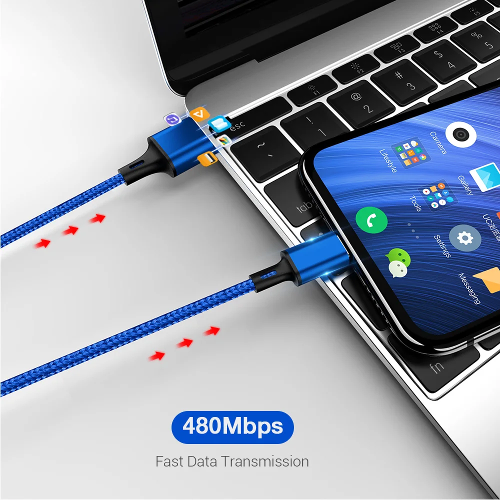 KISSCASE Micro usb type C кабель для Xiaomi huawei кабель для мобильного телефона Быстрая зарядка type C USB кабель для samsung Note 10 9 зарядка