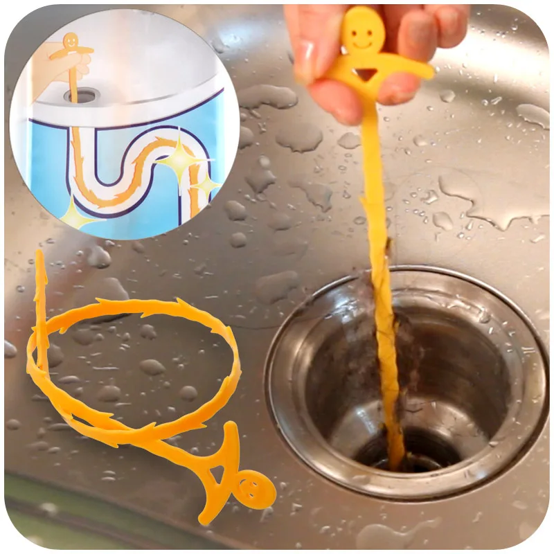 

household sewers clear, household cleaning hook sink drain blockades, hair pipe cleaning K4507