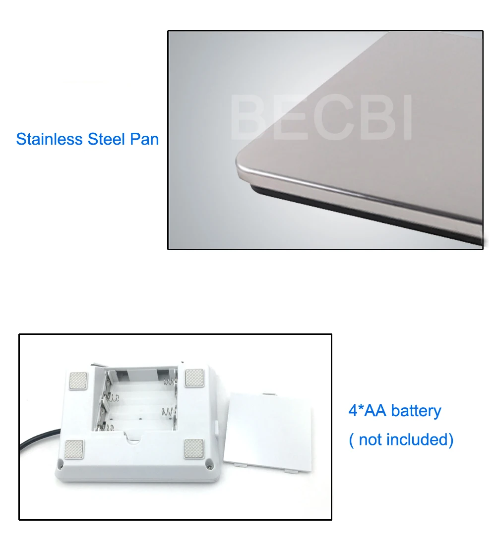 BECBI Digital Postal Mailing Scale 200 kg Luggage Weighing Post Scale,Bench Scale,UPS USPS Post Office Weight Shipping Scale