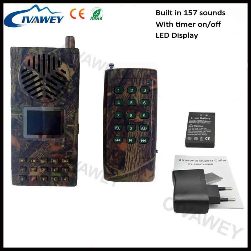 with remote controll 10W hunting bird song mp3 player hunting pigeon