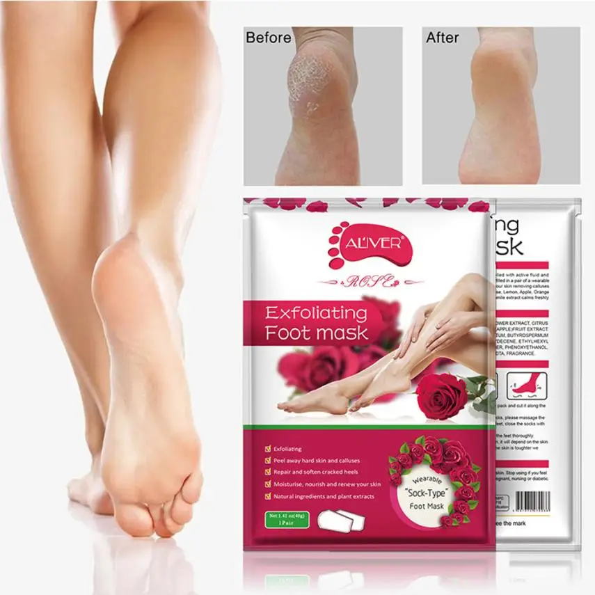

Foot Mask Hot Remove Dead Skin Foot Mask Peeling Cuticles Heel Feet Care Anti Aging Exfoliating Foot Film Dropshipping