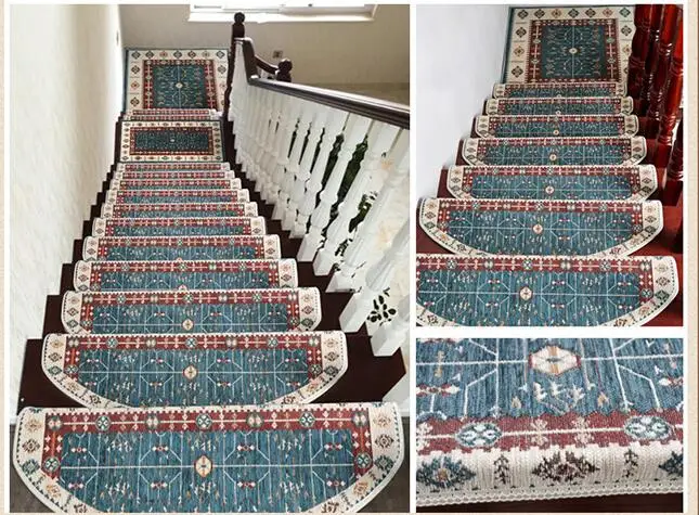 Beibehang высокого класса домашний полный коврики европейский стиль без пластика противоскользящие напольные коврики для лестниц простой шаг пола