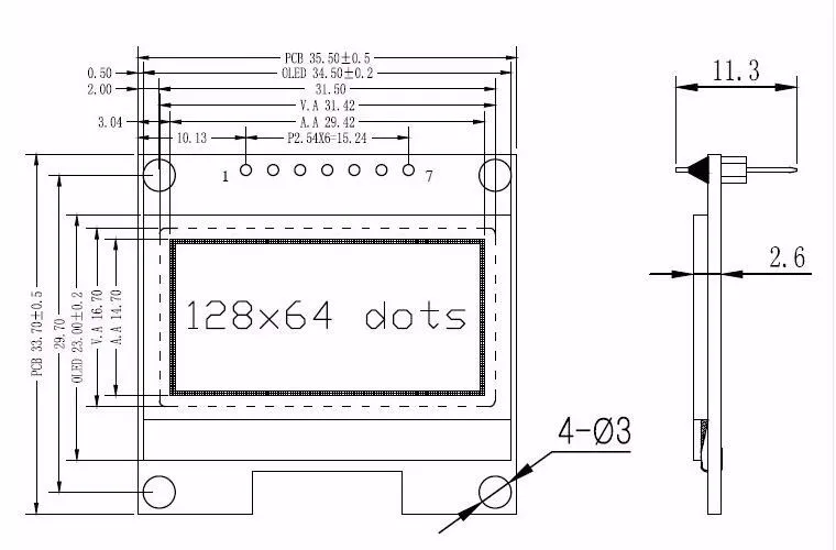 1 шт. 1.3 "OLED модуль Буле цвет 128x64 1.3 дюймов OLED ЖК-дисплей LED Дисплей модуль для Arduino 1.3 "IIC I2C общаться