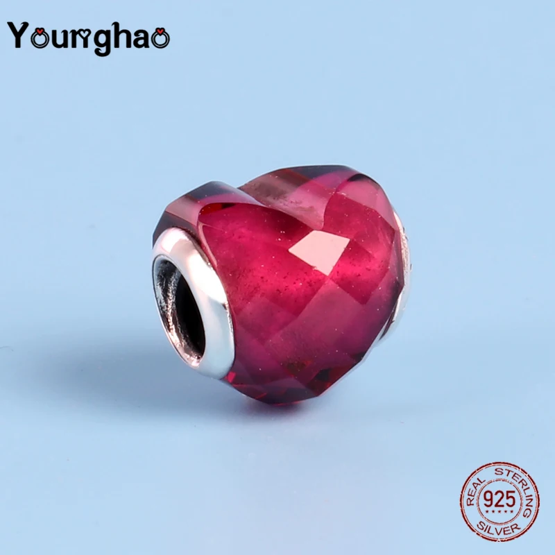 

Younghao Authentic 100% 925 Sterling Silver Beads Enamel Sparking Ball Beads For Beadwork Fit Original Pandora Bracelet Beadwork