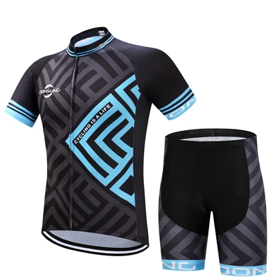 DS005set Donsung езда на велосипеде наборы с коротким рукавом дышащие Pro Team Велоспорт Джерси Наборы для мужчин летняя спортивная одежда Roupa Ciclismo - Цвет: DS005set