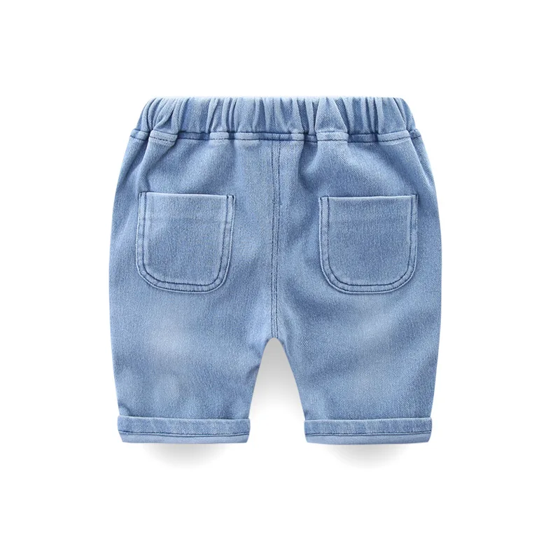 Летние шорты для маленьких девочек джинсовые шорты для маленьких мальчиков и девочек штаны с рюшами для маленьких мальчиков хлопковые джинсовые От 1 до 5 лет