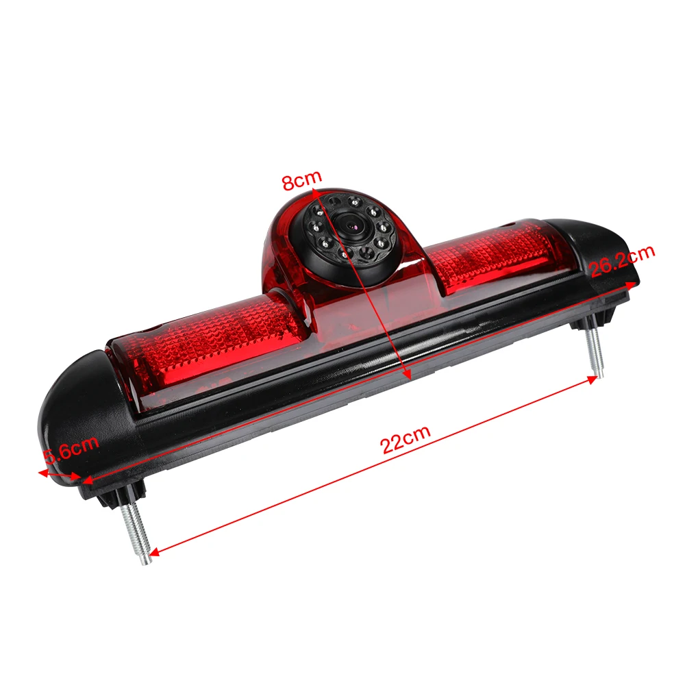 Online Nueva cámara de visión trasera cámara de respaldo reverso CCD para Fiat Ducato X250 Citroen Jumper III Peugeot Boxer III LED IR cámara de estacionamiento