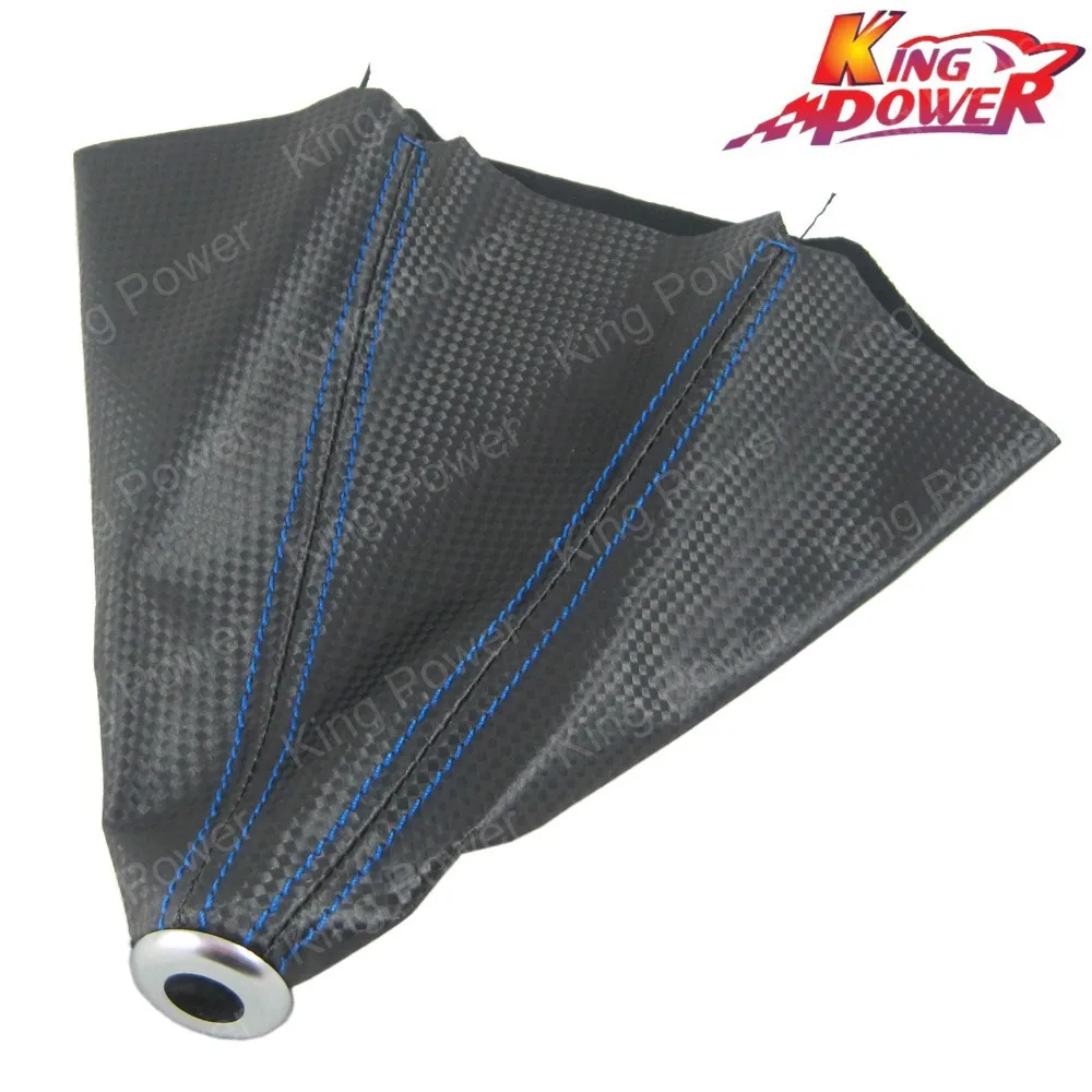 KP кожаный стежок на черной замшевой переключатель для M/T ручной переключения