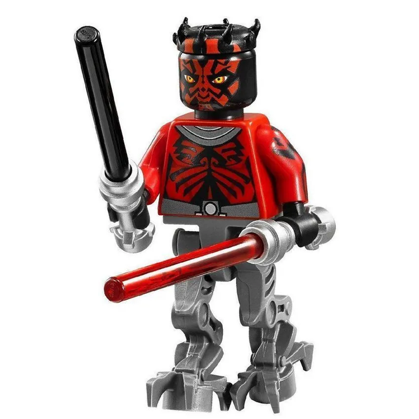 SingleSale STAR WARS Darth Maul Mafex with Lightsaber Mechanical Legs 75022 minifig Assemble Building Blocks Kids